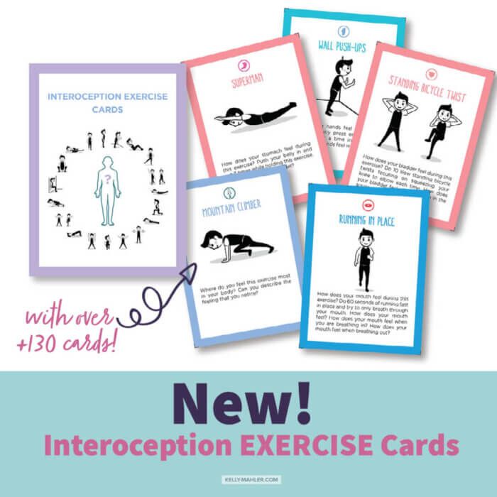 Interoception Exercise Cards - Autism Awareness