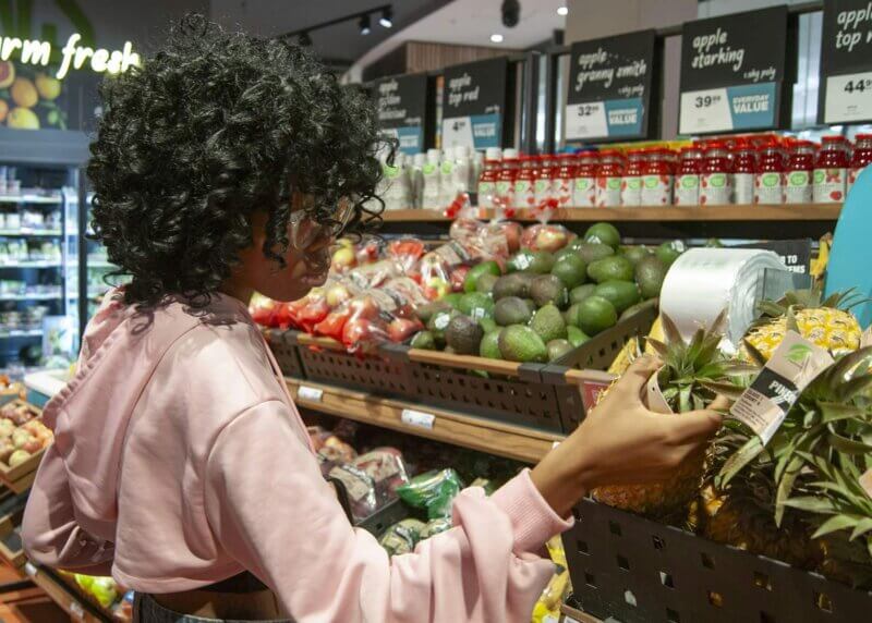 Young girl shopping for herself - support autonomy for autistic individuals?