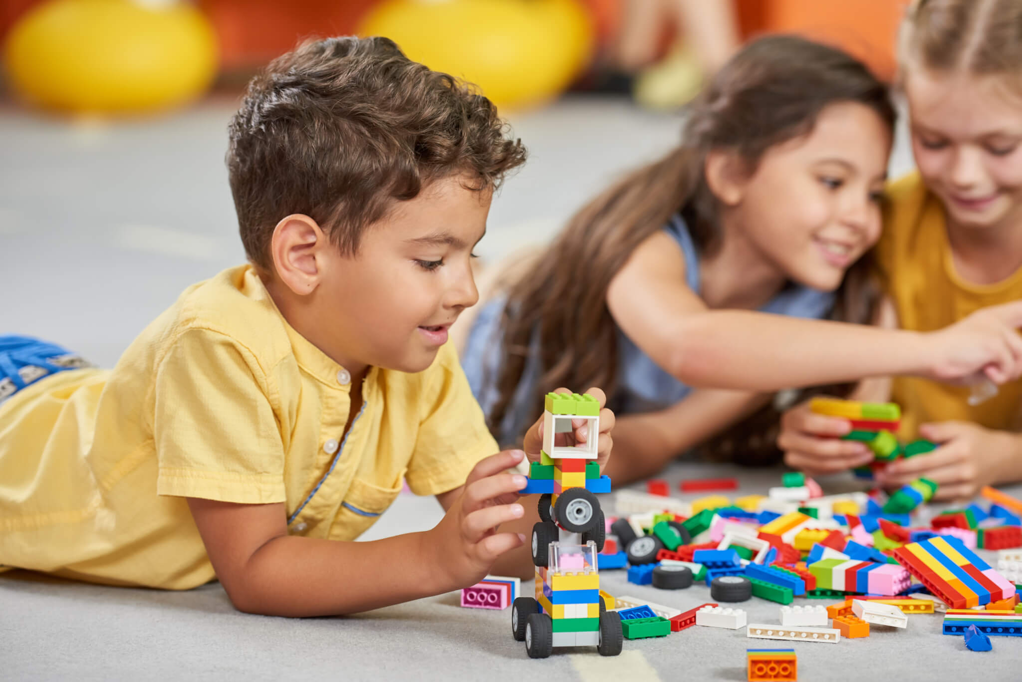 autistic children playing alone